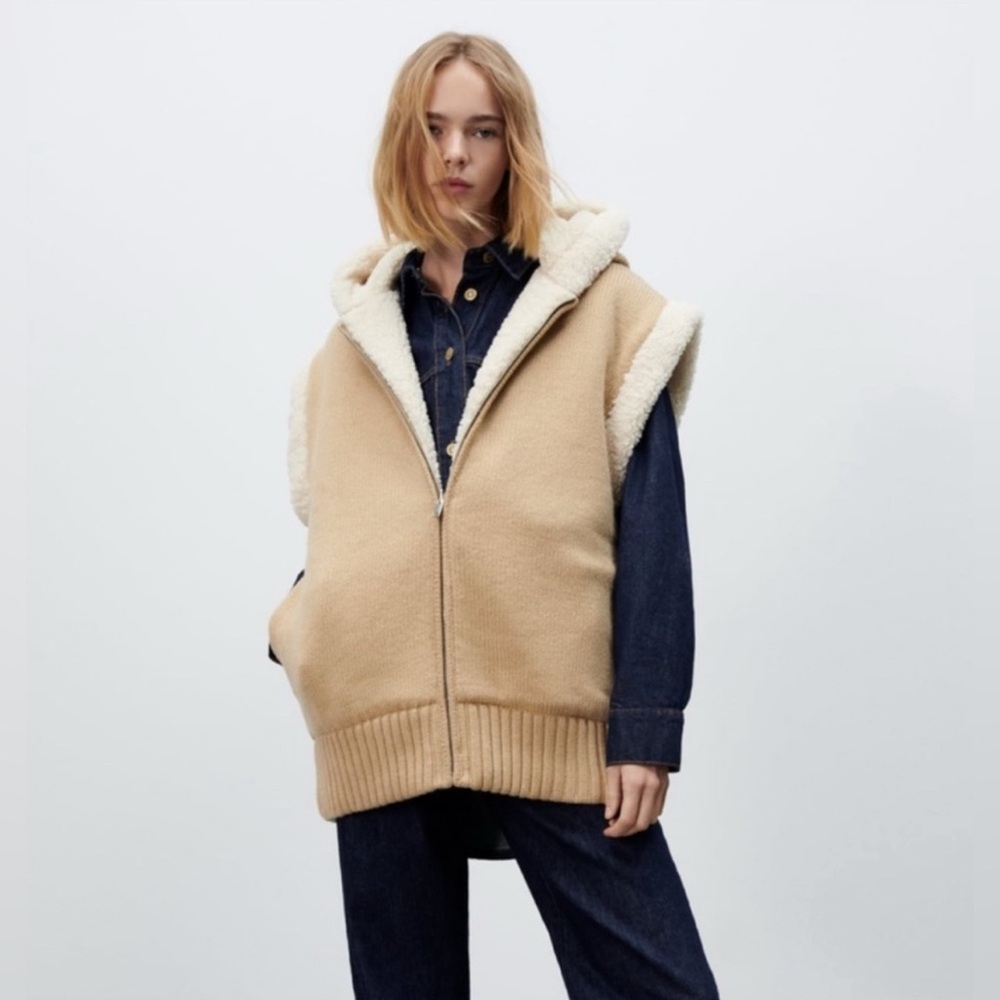 Zara Fleece Knit Vest